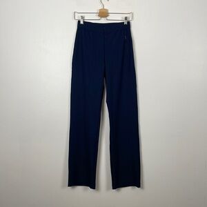 Nike Dri Fit tract pant women size medium straight leg front zip pocket closure